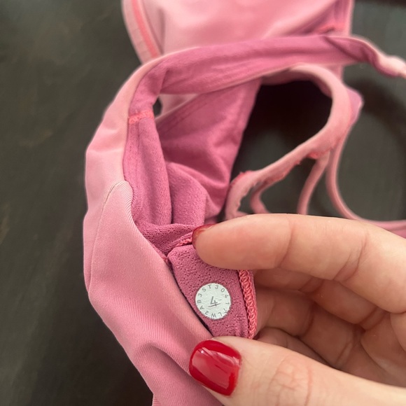Lululemon Free To Be Zen Sports Bra in Light Pink Size 4 - Picture 6 of 6